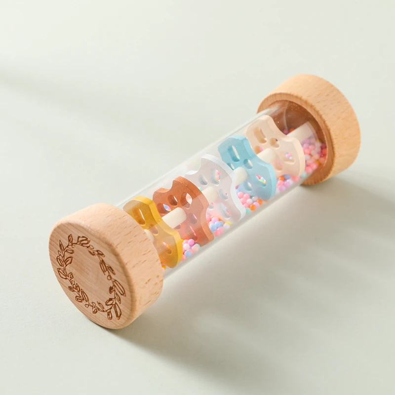 New Design Small Rain Barrel High Montessori Wooden Training Building Blocks Box Educational Toys on Sale Education Toys