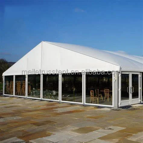 High Quality Outdoor Big Aluminum Frame Warehouse Exhibition Event Tents Luxury PVC Church Wedding Party Tent For 500 Seats