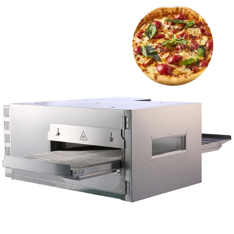 Large Capacity Crawler Pizza Oven Commercial Electric Hot Air Circulation Smart Pizza Oven