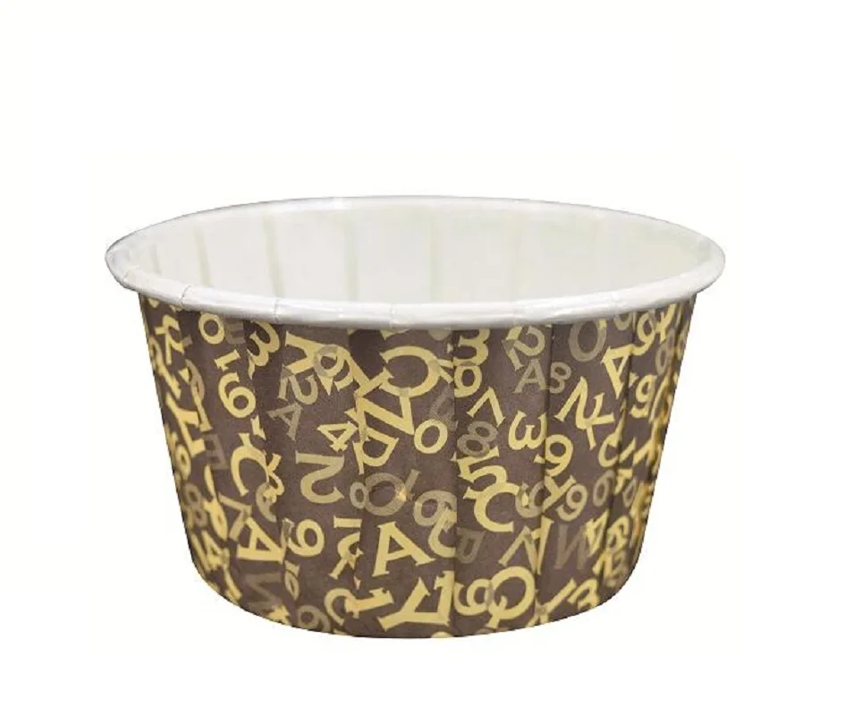 Small round Single Wall Muffin Paper Cup Baking Tools with Excellent Print Handling for Cake Tools