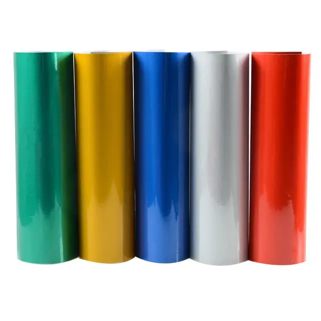 3200 Advertisement Grade Acrylic Self Adhesive Reflective Film Sheeting Rolls