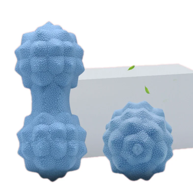 Двойной массажный Ролик в форме арахиса для Лакросса, самомассажный инструмент для спины, ног, шеи, позвоночника, плеч