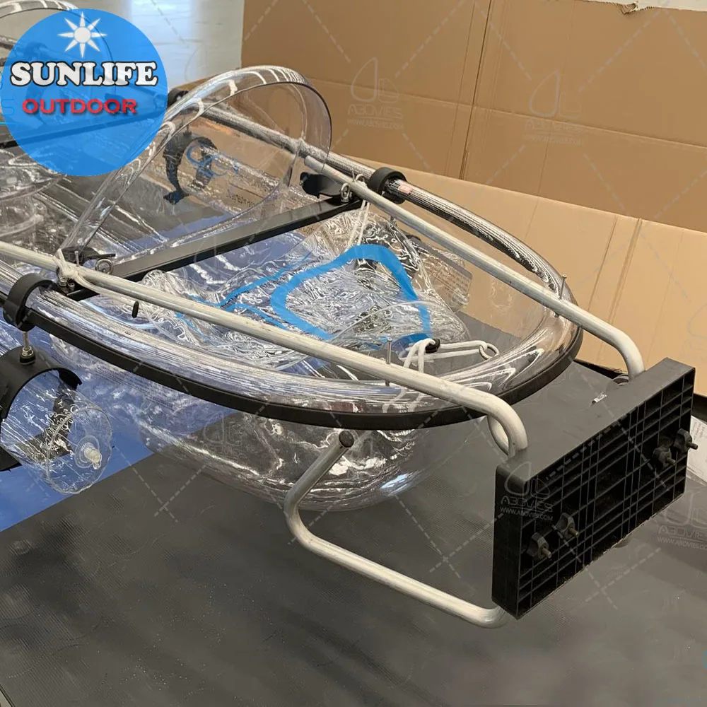  Прозрачный каяк с навесом Sunlife на 2 и 3