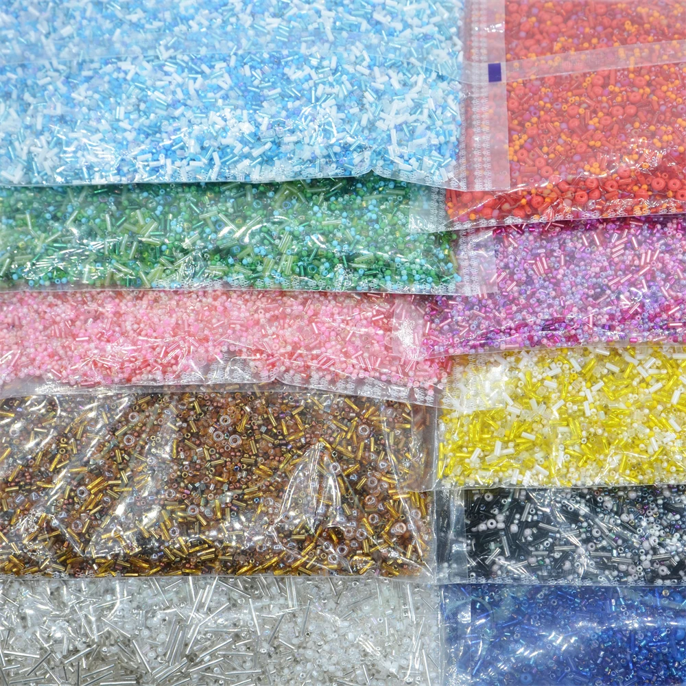 Chinese quality FGB mixed color glass seed beads 450g per pack