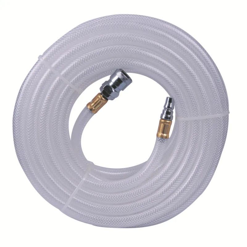 Transparent Kink Free PVC Reinforced Hose Pipe For Air Compressor