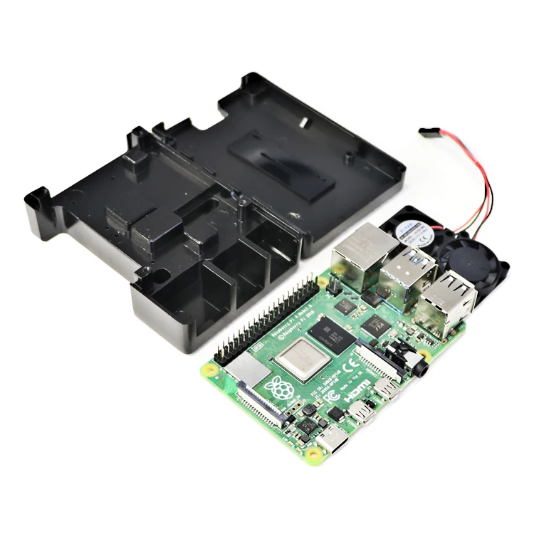  Алюминиевый пластиковый raspberry 3 4 Модель B охлаждающий pi