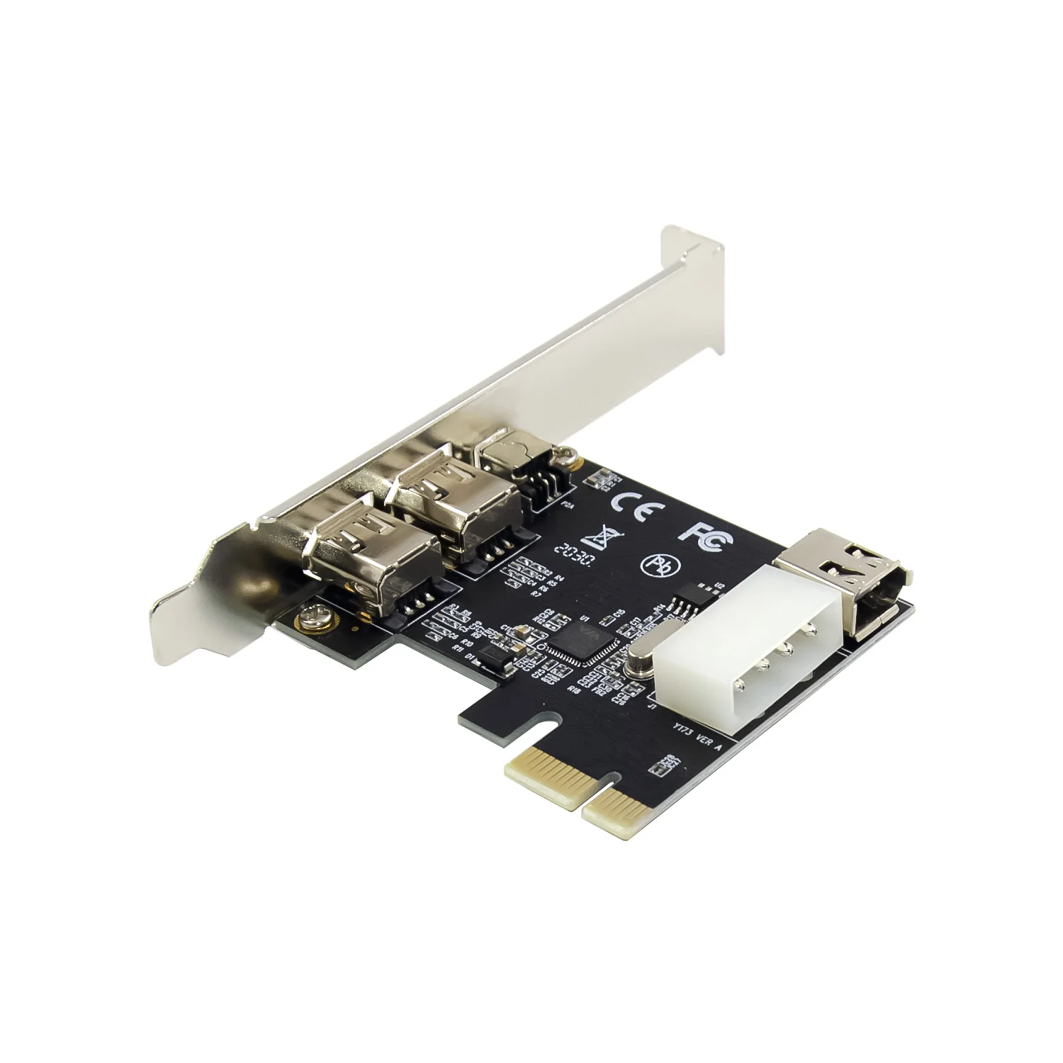 ST25 3 Port 2b 1a PCIE 1394b FireWire Adapter Card