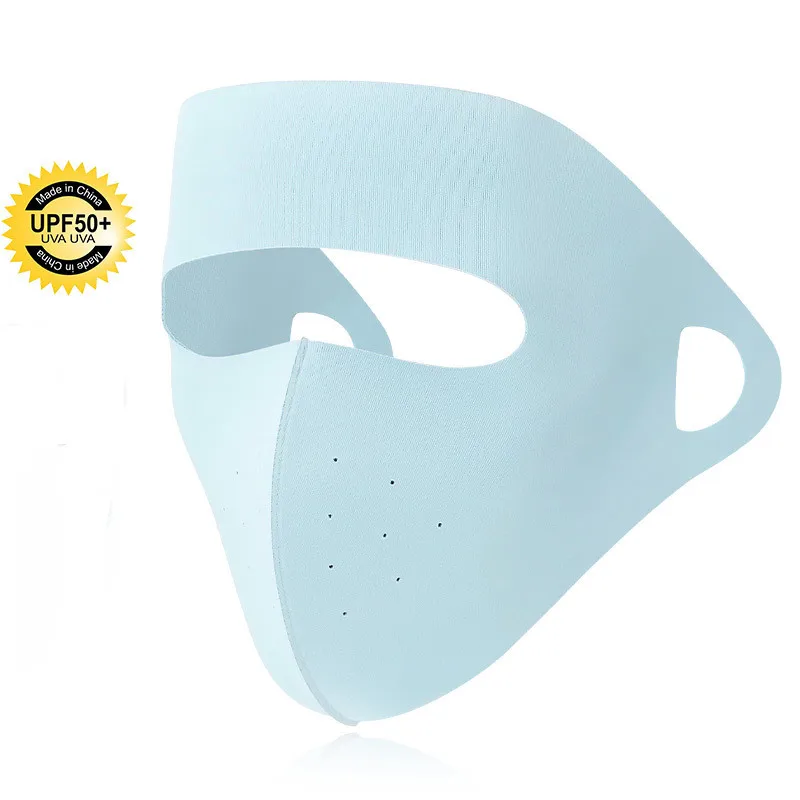 Full facemasks protective breathable cool ice outdoor sports cycling breathing ice sunscreen facemask