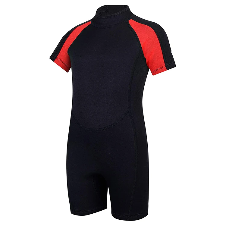 3mm SBR Neoprene Wetsuit Thermal Warm Bathing Suit Short Surfing Swimsuit Swimwear for Kids