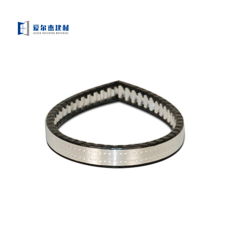 insulating glass double butyl spacer 7 mm  sealing  black  grey  White  Golden  system materials  Low Price Hot