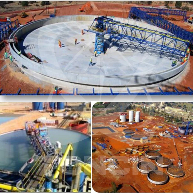 Treatment of various industrial feed pulp thickening machine thickener