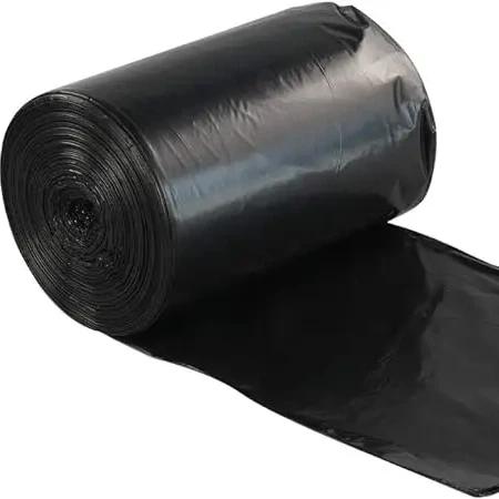 Heavy Duty Wholesale Thickened Plastic Black Large Flat Mouth Trash Garbage Bags