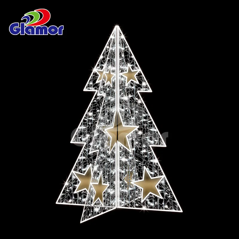 Уличная гигантская светодиодная подсветка для рождественской елки по заводской цене