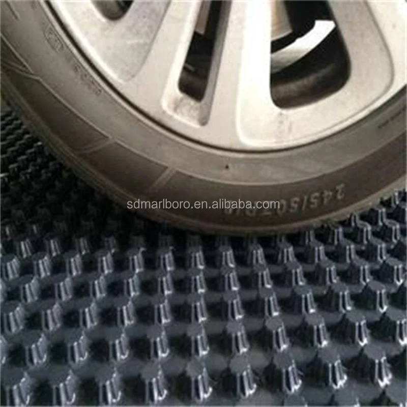 Dimpled Waterproof Drainage Board Construction Plastic Sheet HDPE Drainage Board Dimple Membrane Drain Mat