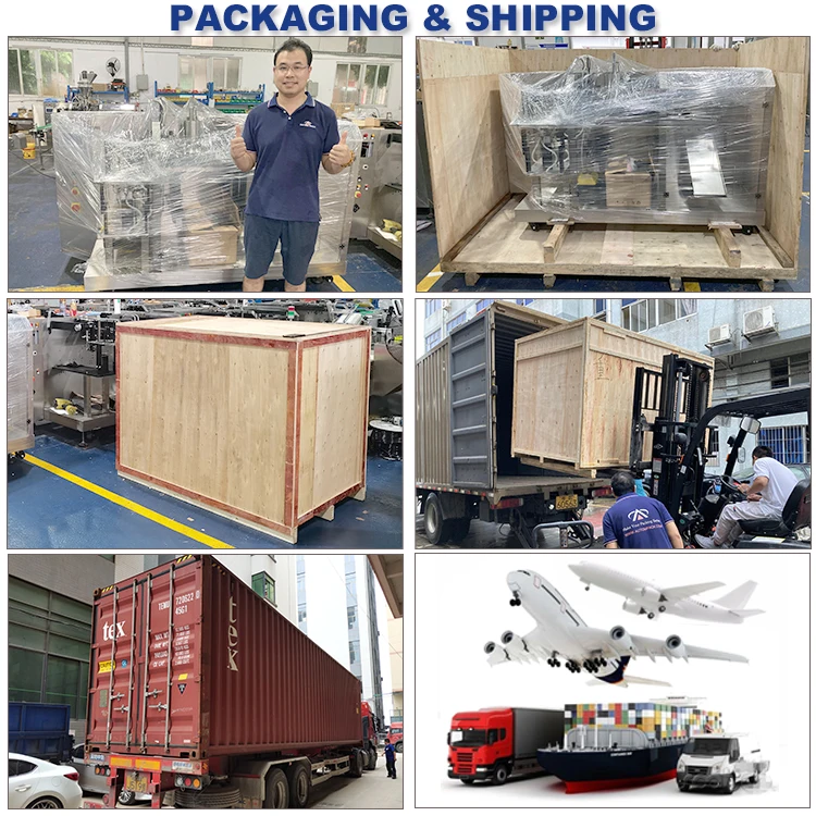 Auto Multi-Function Premade Ziplok Pouch Chips Beef Jerky Dried Fruit Shrimp Chocolate Grain Packaging Machine