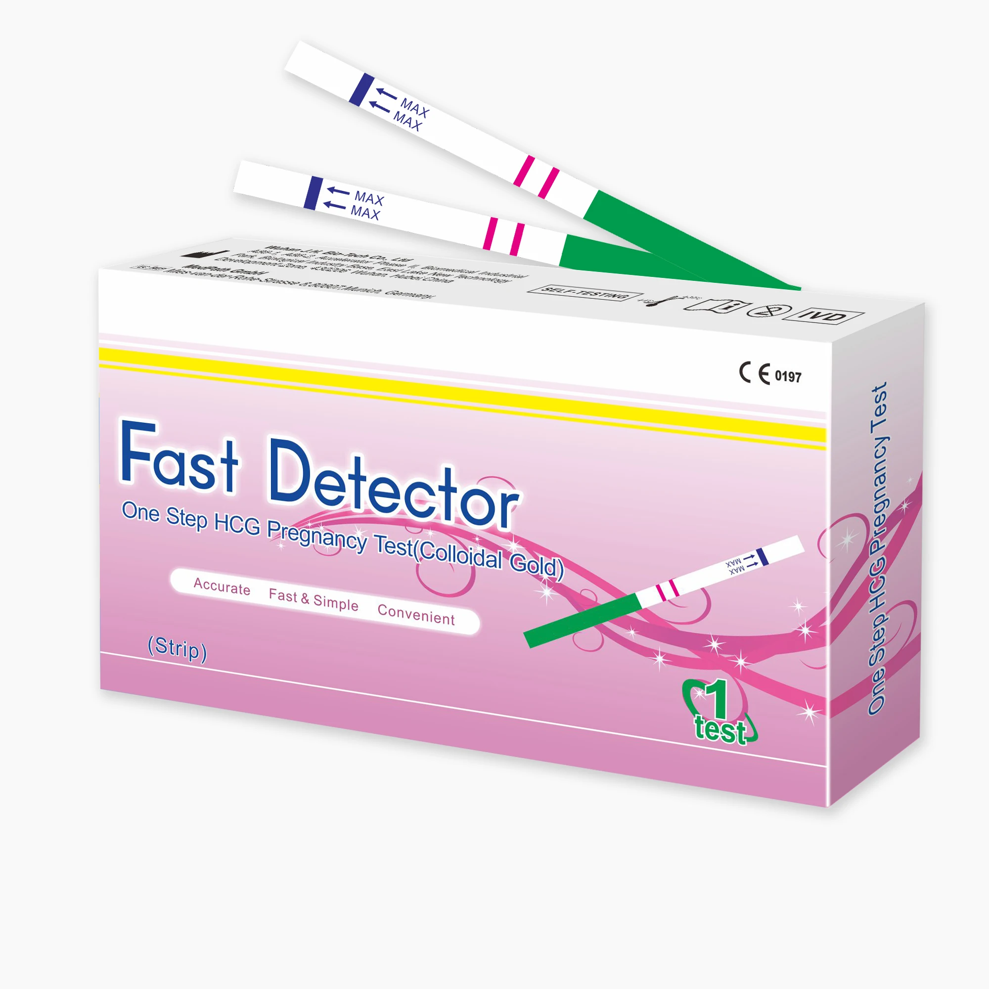 Home use HCG kit/urine pregnancy test kit of strip/cassette/midstream