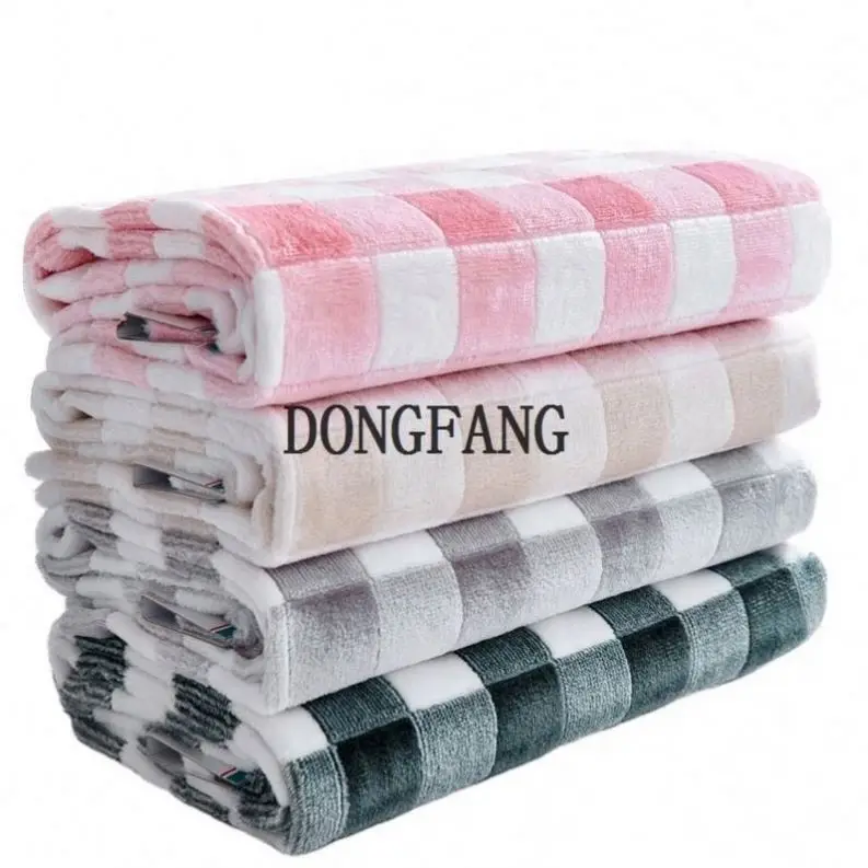 Blanket Fabrics For Cheap Cushion Dubai In Roll Fleece Polyester African China Yard  T-Shirt Rug Embossed Velvet Fabric