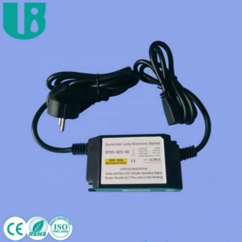 10-41W electronic ballast EPS5-425-40 lamp power with input voltage 220V-240V UV lamp driver