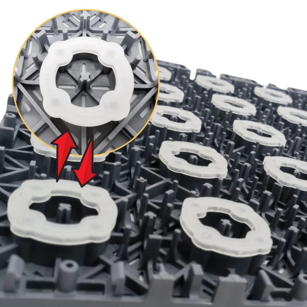 All-weather Pp Modular Outdoor Basketball Court Floor Easy Installed Adjustable Interlocking Plastic Floor Tile Floor Tile