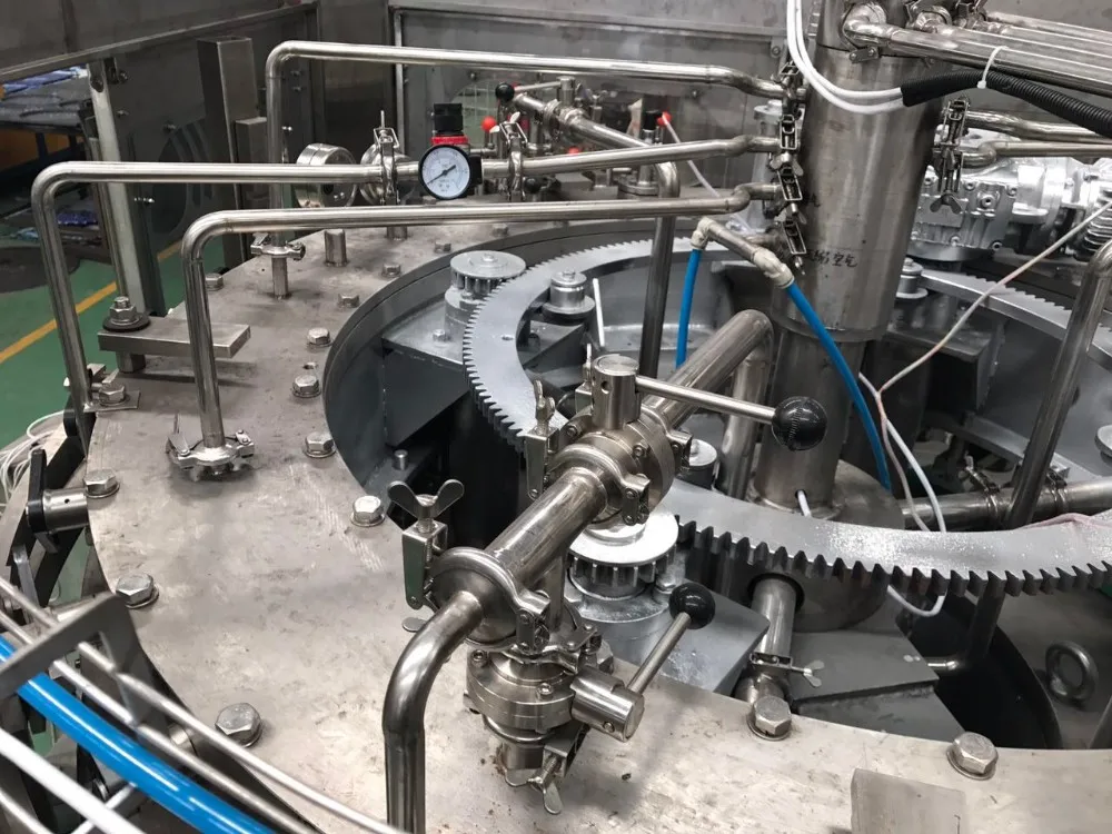automatic aluminum carbonated beverage canning  filling machine