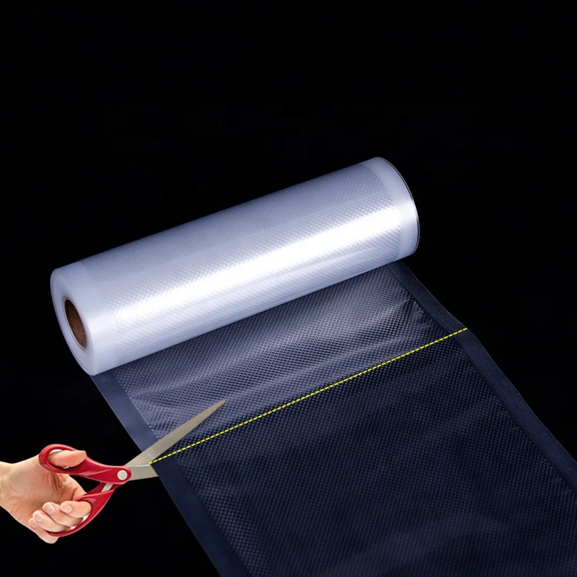 Hot Sell Food Saver Bags Embossed Textured Food Grade Vacuum Sealer Bags Food Storage Rolls