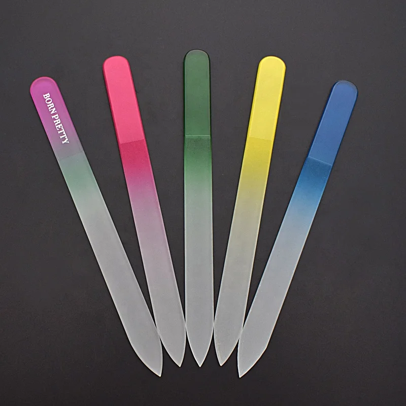 Wholesale permanent glass nail file with Eco-Friendly EVA pouch