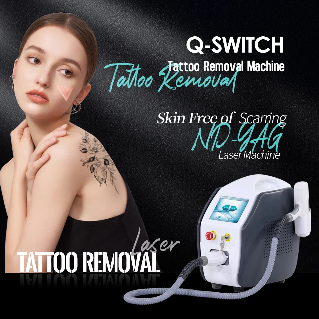 KES Factory Price 532 1064Nm Nd Yag Laser Tattoo Removal Machine Nd Yag Tattoo Removal Laser for Sale