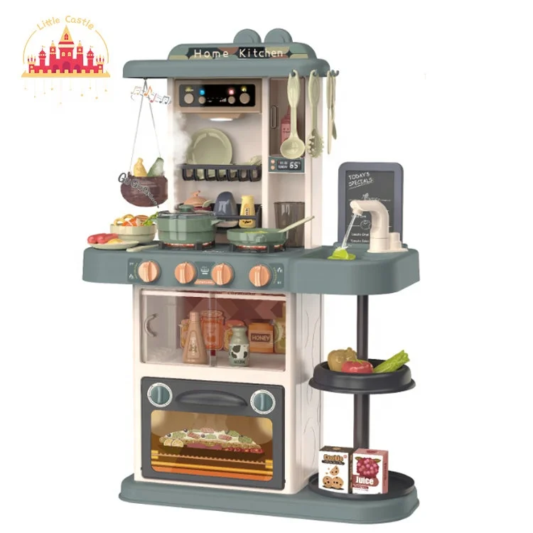 Mini plastic electronic kitchen table set with sound Light for children SL10C008