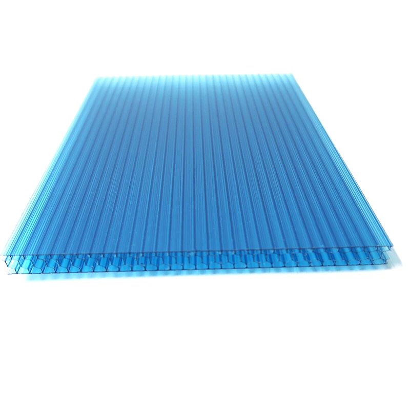 UV Coating Milky White Opaque Makrolon Polycarbonate Fiber Sheet Honeycomb Hollow Sheet