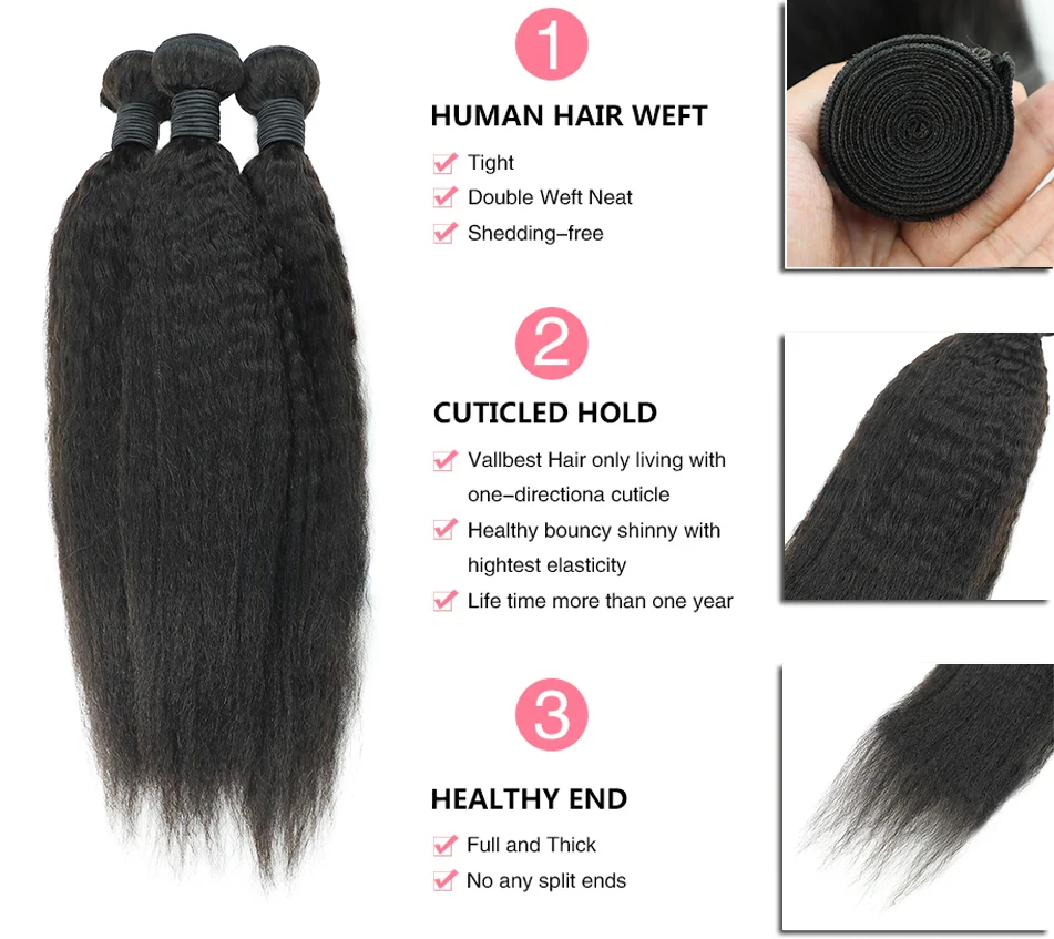 Luke Cheap 9A Grade Raw Bundles Human Hair Bundles Vendors The Best 20\26\40 Inch Kinky Straight Bundles