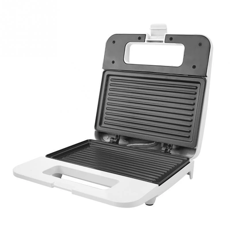 3 in 1 Interchangeable Box Picture Waffle machine Breakfast Sandwich Maker electric cast iron skillet