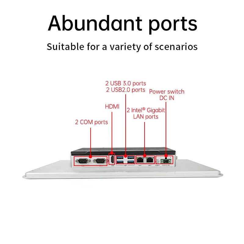 15 inch waterproof all in one touch embedded IP65 industrial fanless tablet pc