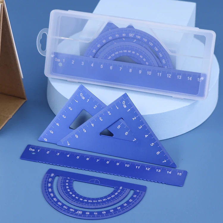 Инструменты для чертежей наборы набор инструментов математики и геометрии транспортир треугольная линейка чехол студентов Геометрическая