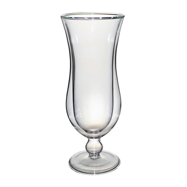 clear double wall red wine glass cup / goblet / tall glasses cup / mugs / cup sparkling wine