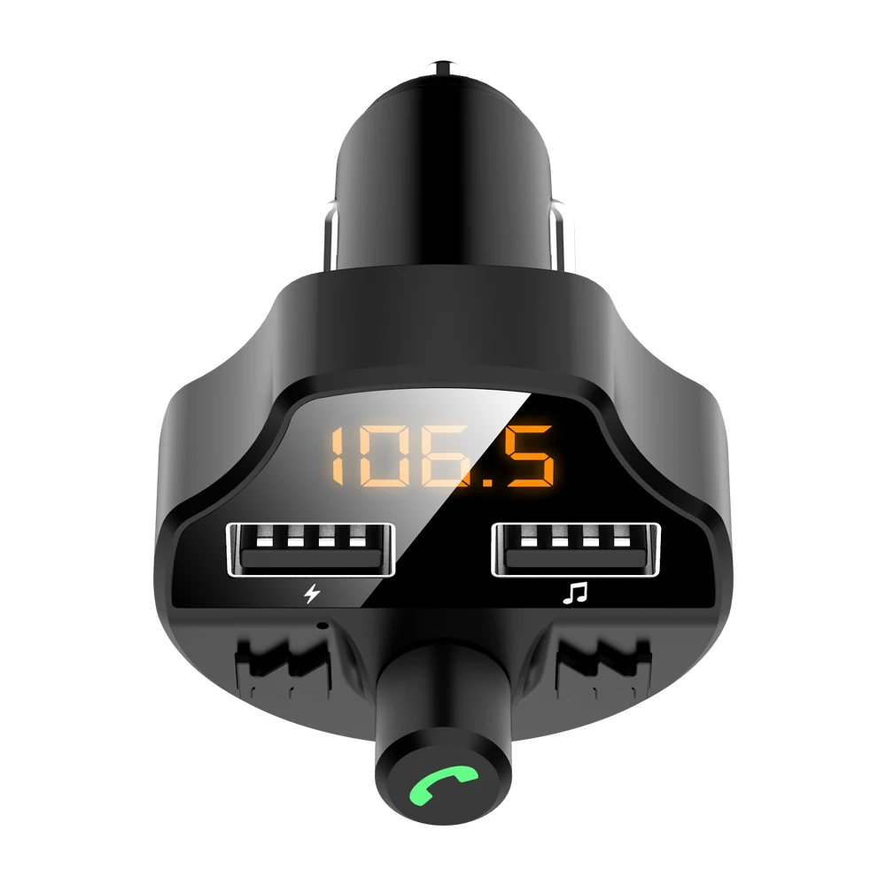 Двойной Usb музыкальный плеер аудиоприемник автомобильный комплект громкой связи Bluetooth