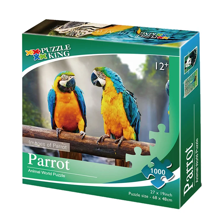 Fine art animal world intelligence 1000 piece jigsaw puzzle game for adult