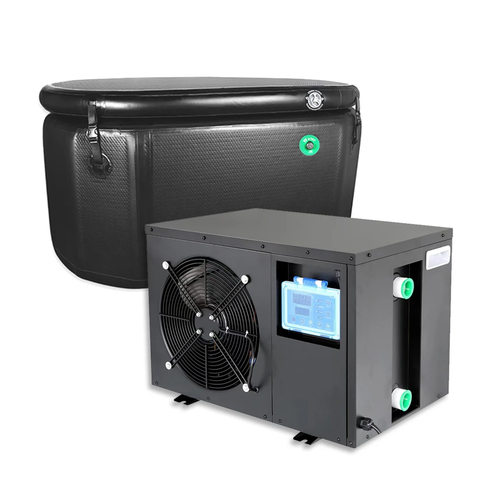 New PVC Water Chiller 1 hp Glycol Chiller Ice Bath Cold Plunge With Water Chiller