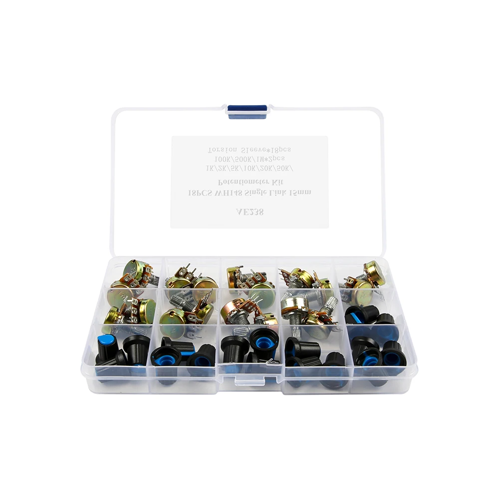 18PCS WH148 Single Link 15mm Potentiometer Kit Potentiometer