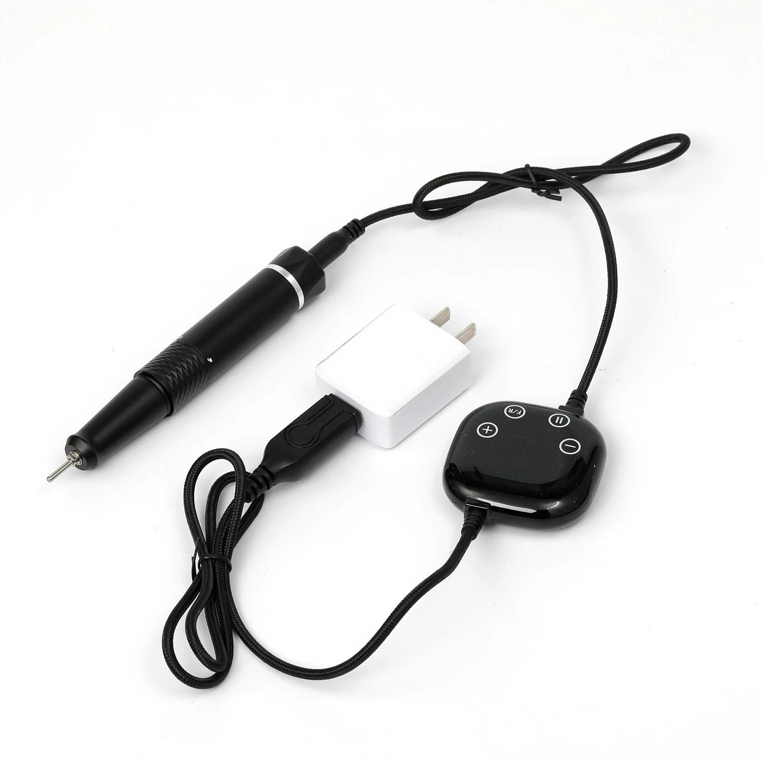 High Quality Hollow Cup Manicure Machine Polisher Electrical 40000RPM Strong Custom Logo Box Package Portable Small Nail Drill