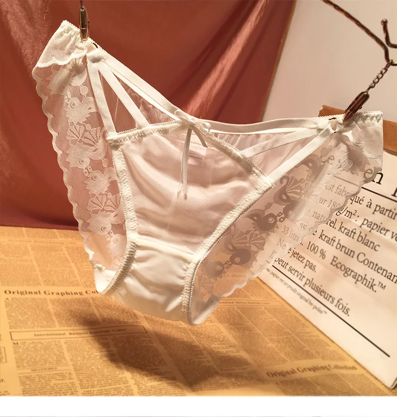 Amazon Wholesale panties G-string Underwear Luxury panties French Lace underwear for lady