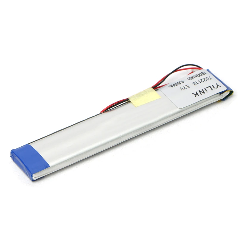 Prismatic li-ion polymer battery back 3.7v 1800mah