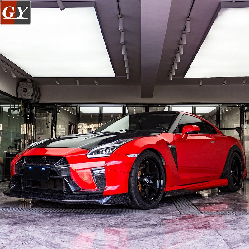 PORTION FORGE CARBON VARIS19 Ver MAGNUM OPUS STYLE BODY KITS FOR NISSSAN 08- R35 GTR