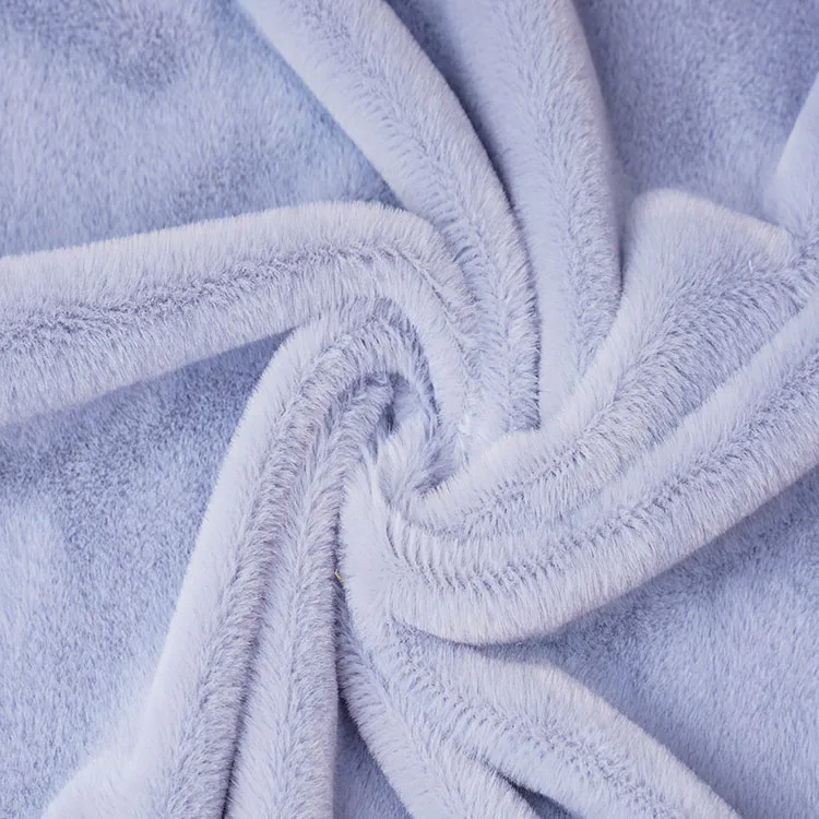 Thickening Keep Warm Super Soft Angora Velvet Fabric For Blanket Home Textile