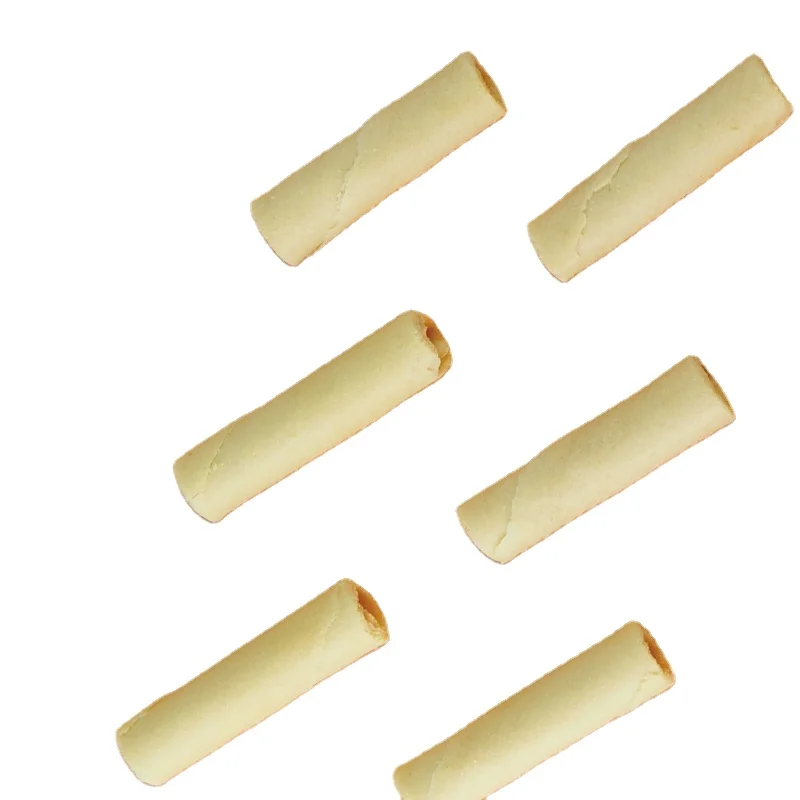 Uncle Pop Factory Outlet Peanut/Coconut Milk Flavor Crispy Sweet Egg Roll Grain Snacks Crackers