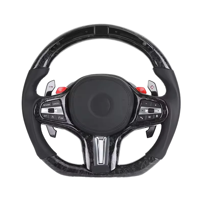 With M1 M2 Button Led M Sport Volant Lenkrad Forged Carbon Steering Wheel for BMW X3 G01 G20 G30 G31 G38 G82 G80 M3 G11 G22