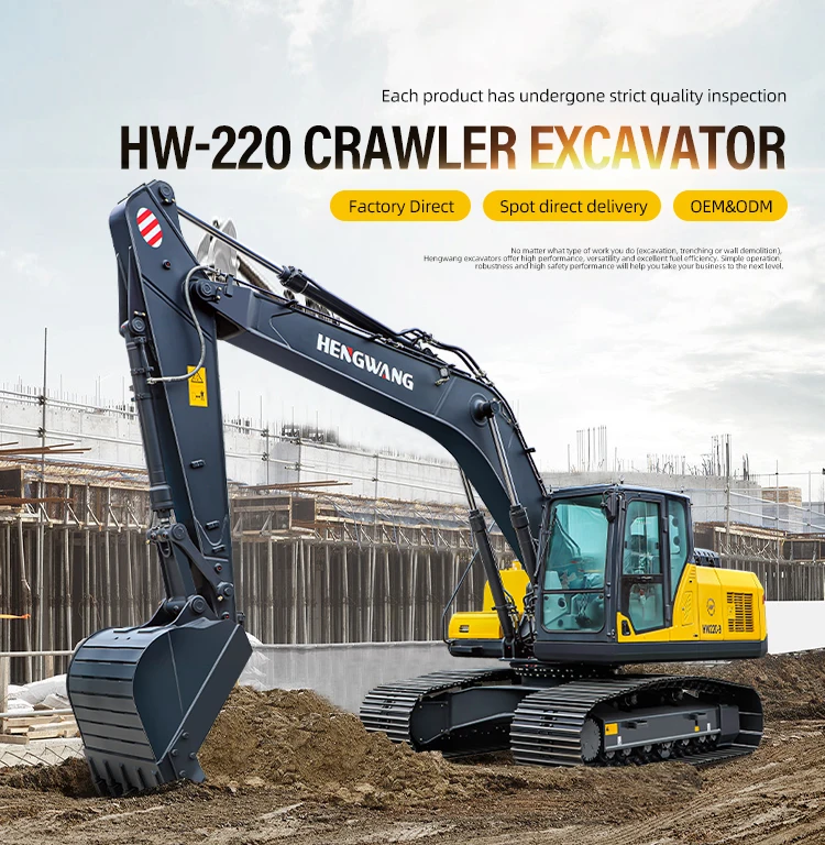 Factory Customizable Engine Digger 22 Ton 38 Ton Excavator For Sale