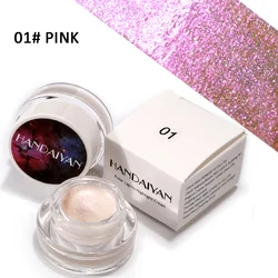5 Colors Shimmer Pressed Cream Glitter Highlighter Makeup Waterproof Diamond Glow Face Highlighter