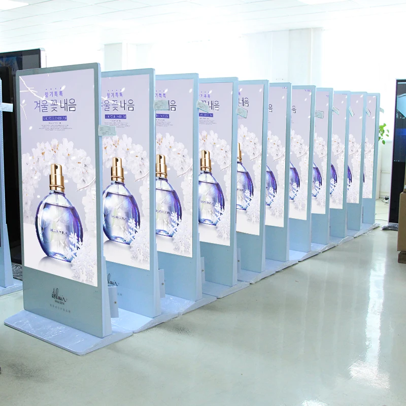 Bems oem самостоятельное обслуживание дисплей напольный стоячий android рекламный экран 55 дюймов внутренняя цифровая вывеска Тотем