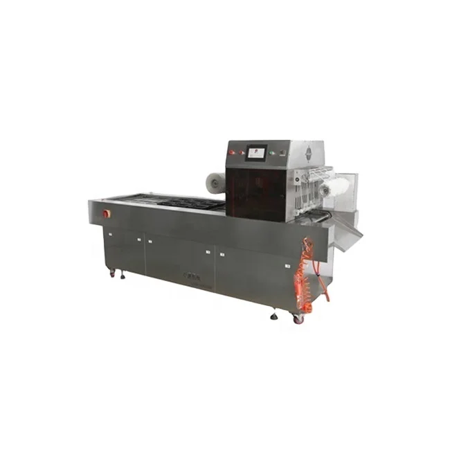 DH-LZQ  Automatic continuous MAP vacuum sealer vacuum packing machine Hot selling modified atmosphere machine