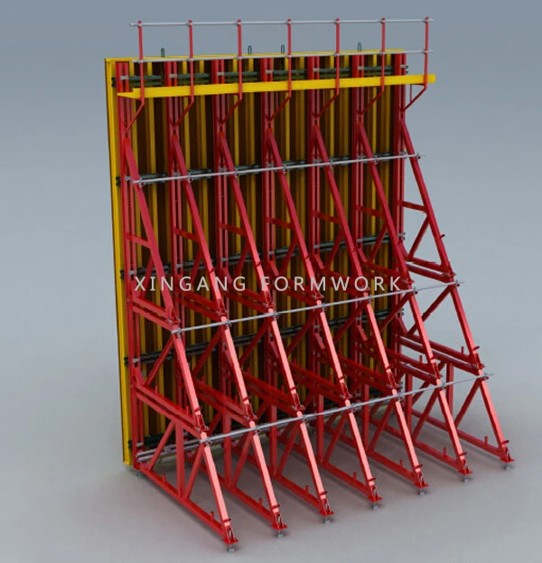 Flexible and  Stable Single-side bracket for Concrete Pouring of Single-side Wall